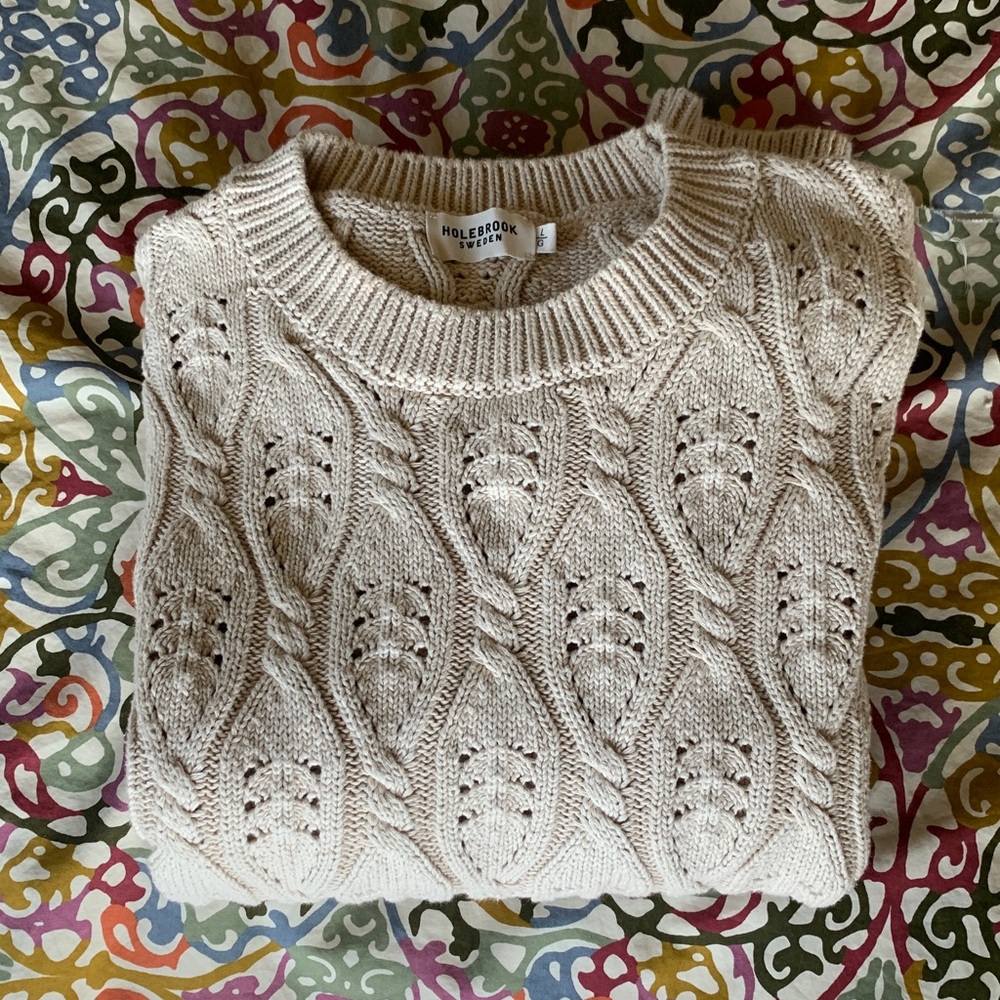 Holebrook Sweden Knit Beige Sweater